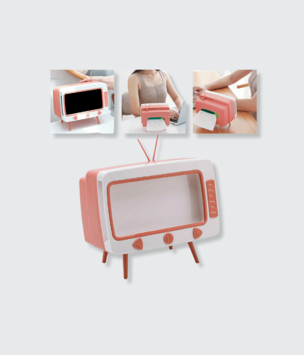 2 In 1 Tv Shape Tissue Box