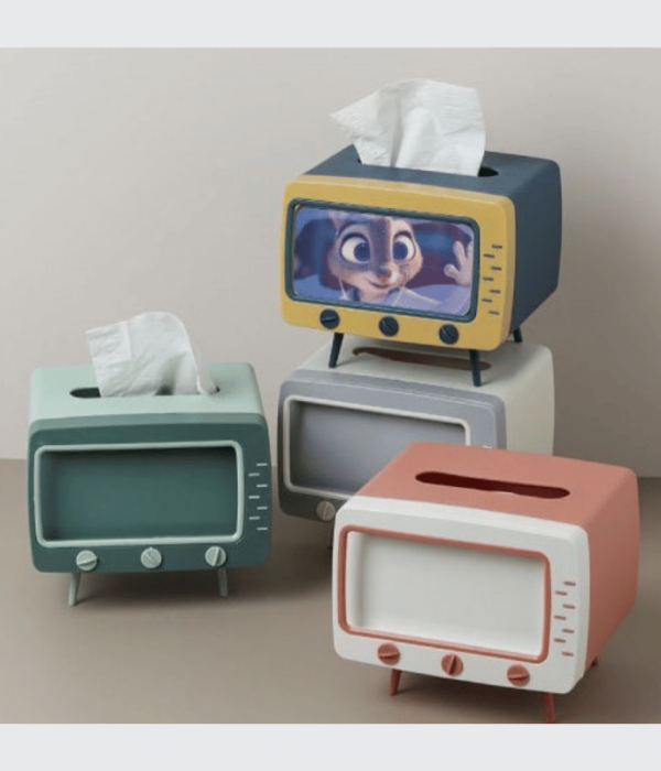 2 In 1 Tv Shape Tissue Box